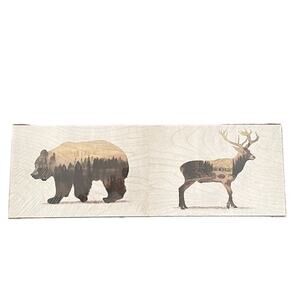 IKEA BJORNAMO Picture Set of 2 Wild Animals (11 ¾x7 ¾ ")